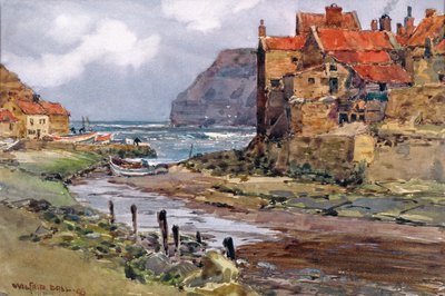 Staithes，c.1897-1918 作者 威尔弗里德·威廉姆斯·鲍尔